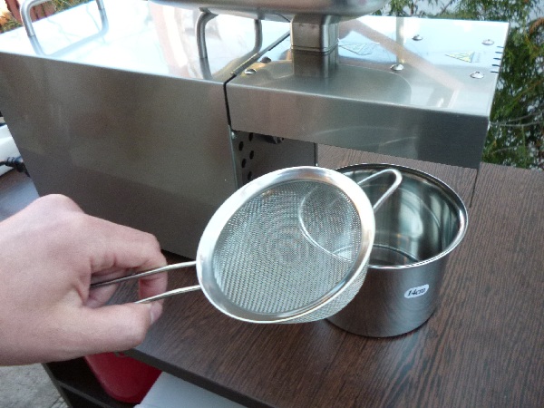 Presa de ulei la rece constructie inox